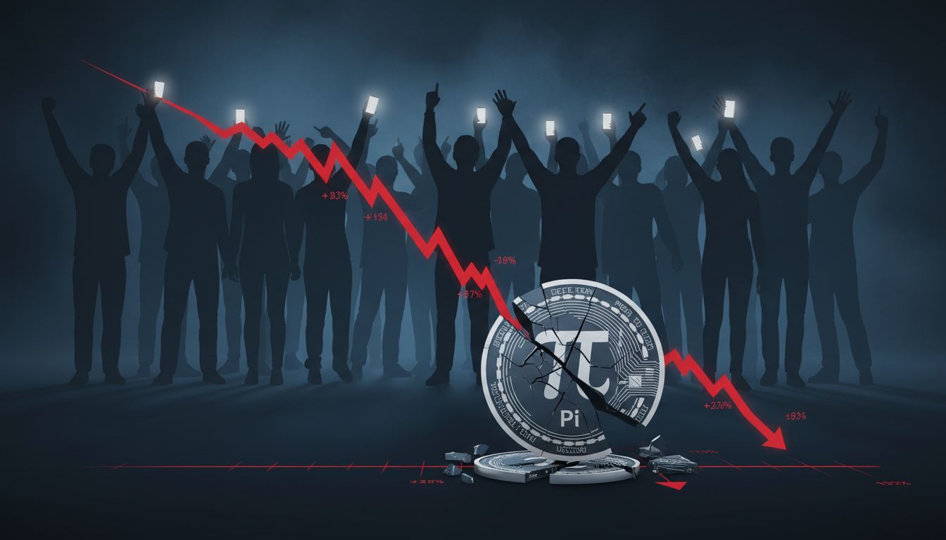 –94.8% 추락… 파이코인, '최저가 경신' 속 커뮤니티는 낙관론