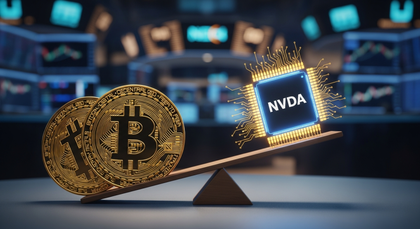 46% 조정 비트코인… AI 버블 꺼지면 엔비디아 자금 어디로 갈까