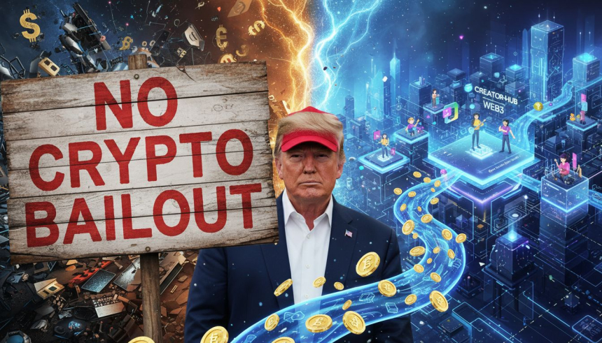  1,246조 원 '크리에이터 코인' 부상… 트럼프 대통령, 암호화폐 구제 불가 선언