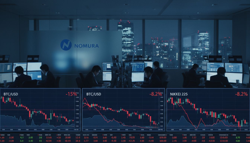 10% 순이익 감소… 노무라, 암호화폐 포지션 '축소 모드' 돌입