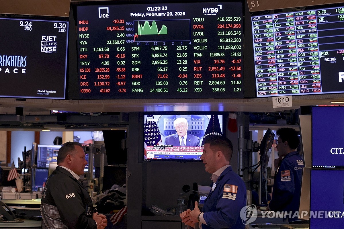  미 대법원 판결에 상승세 탄 코스피, 6,000 돌파 바라볼까 / 연합뉴스 