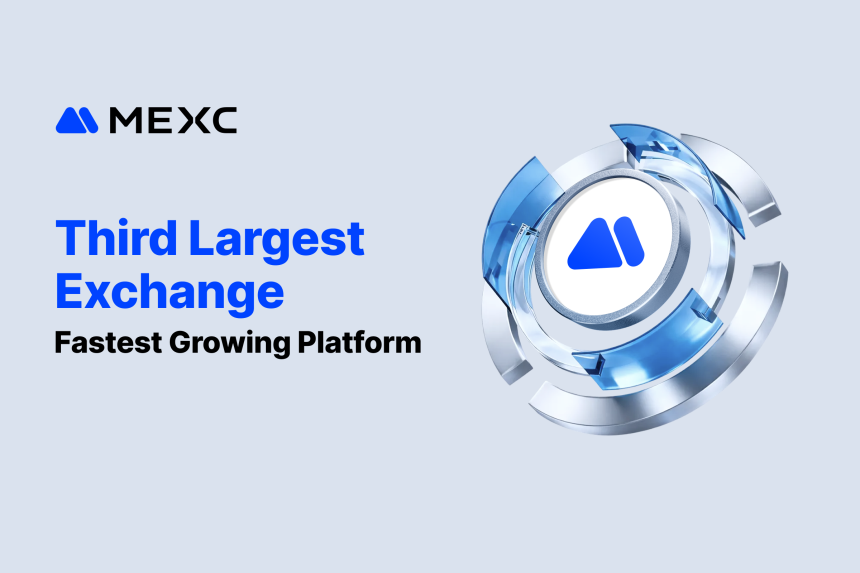  MEXC, 2025년 글로벌 중앙화 거래소 시장 점유율 3위 달성...전년 대비 성장률 90.9%