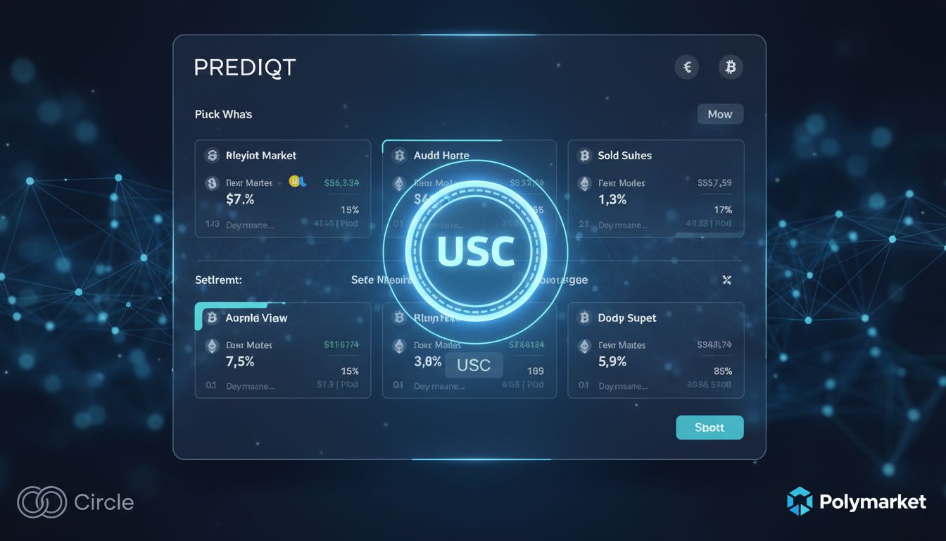 1억 1,300만 달러 거래… 폴리마켓, '네이티브 USDC 도입' 왜 중요할까