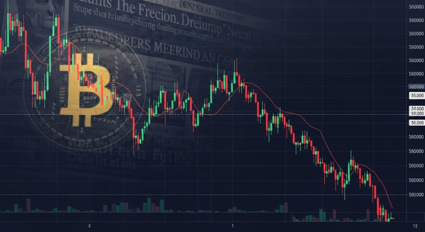 25억 달러 청산·4억 유출…트럼프發 충격에 비트코인 6만 달러 붕괴