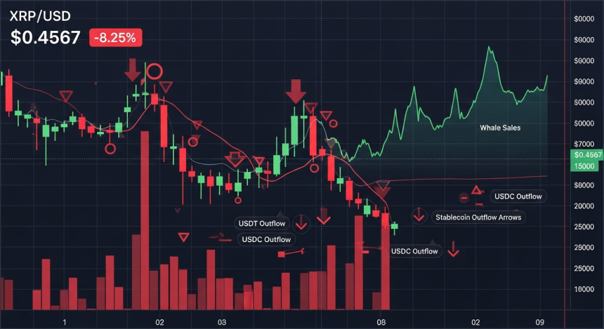 22% 급락한 XRP…'실현가격 붕괴' 직전, 2022년 폭락 재현되나