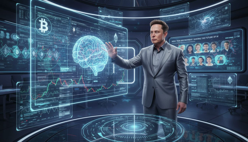  24시간 시장 분석도 AI가?… 머스크 xAI, '크립토 퀀트 인재' 영입 나섰다