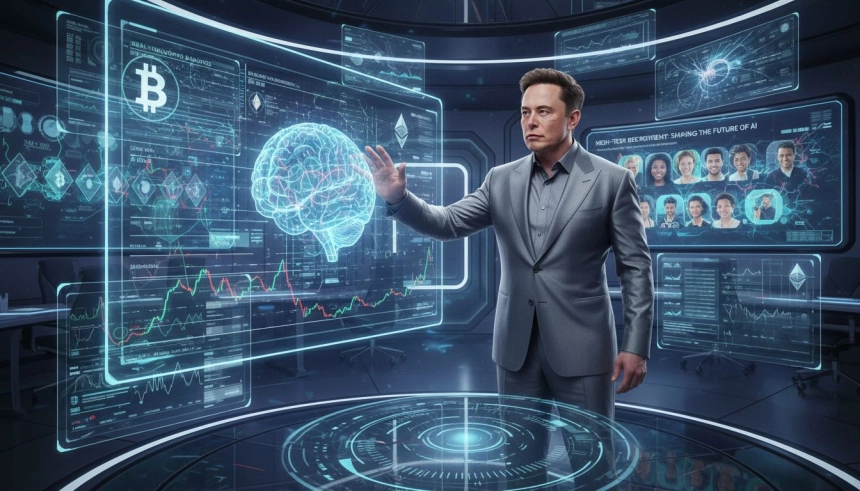 24시간 시장 분석도 AI가?… 머스크 xAI, '크립토 퀀트 인재' 영입 나섰다