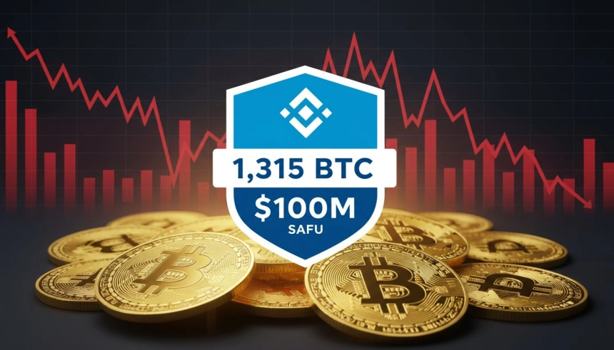 1,449억 원 쏟았다… 바이낸스, 비트코인 1,315개 '하락장 속 매수'