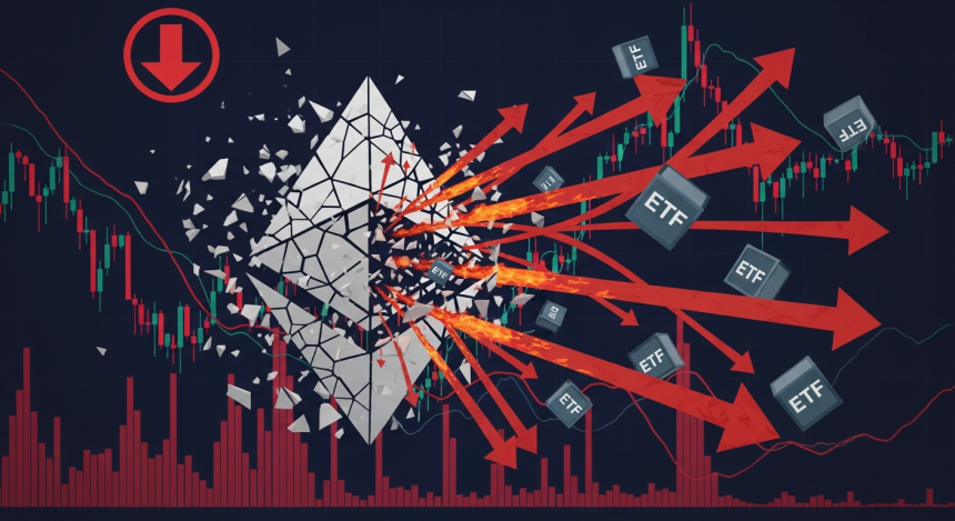 5일간 4억 4,700만 달러 유출… 이더리움, '저점 매수' 경고등 켜졌다
