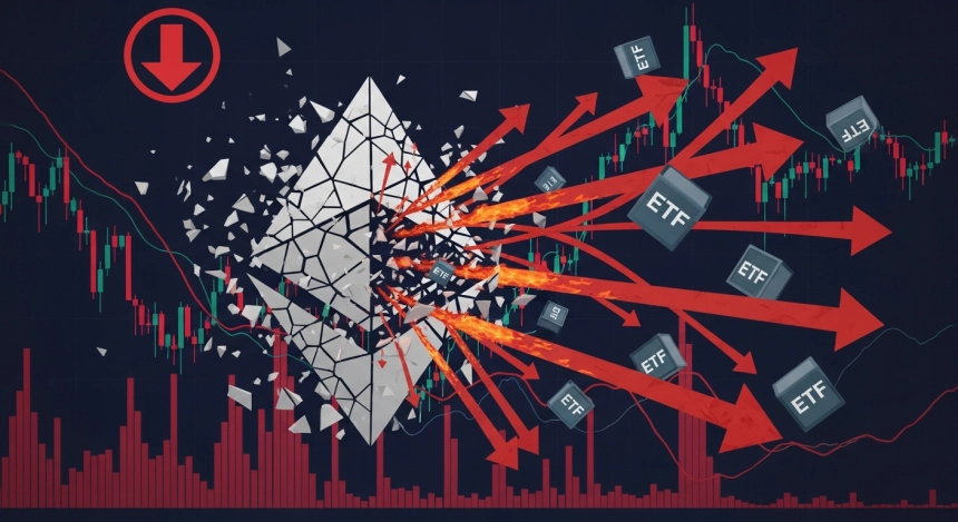 5일간 4억 4,700만 달러 유출… 이더리움, '저점 매수' 경고등 켜졌다