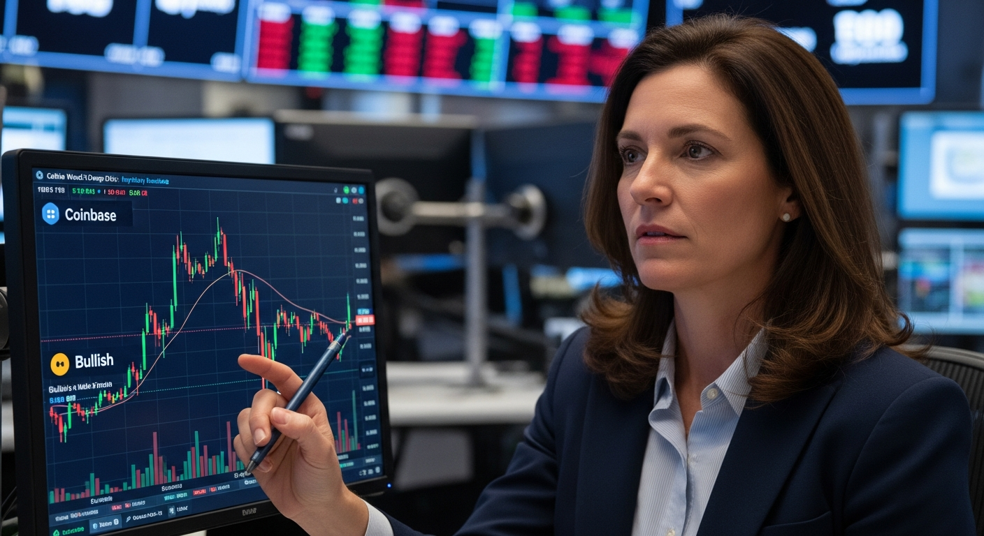 3,950주 팔고 39만 주 담았다…캐시 우드, '코인베이스→불리시' 전략 급선회