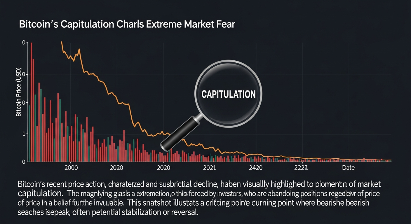 24.27% 급락에 '항복' 검색 5배 급등…비트코인, 바닥 지나쳤나