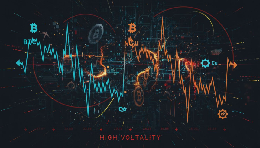  25억 달러 청산… 비트코인, 금 대신 '구리처럼' 흔들렸다