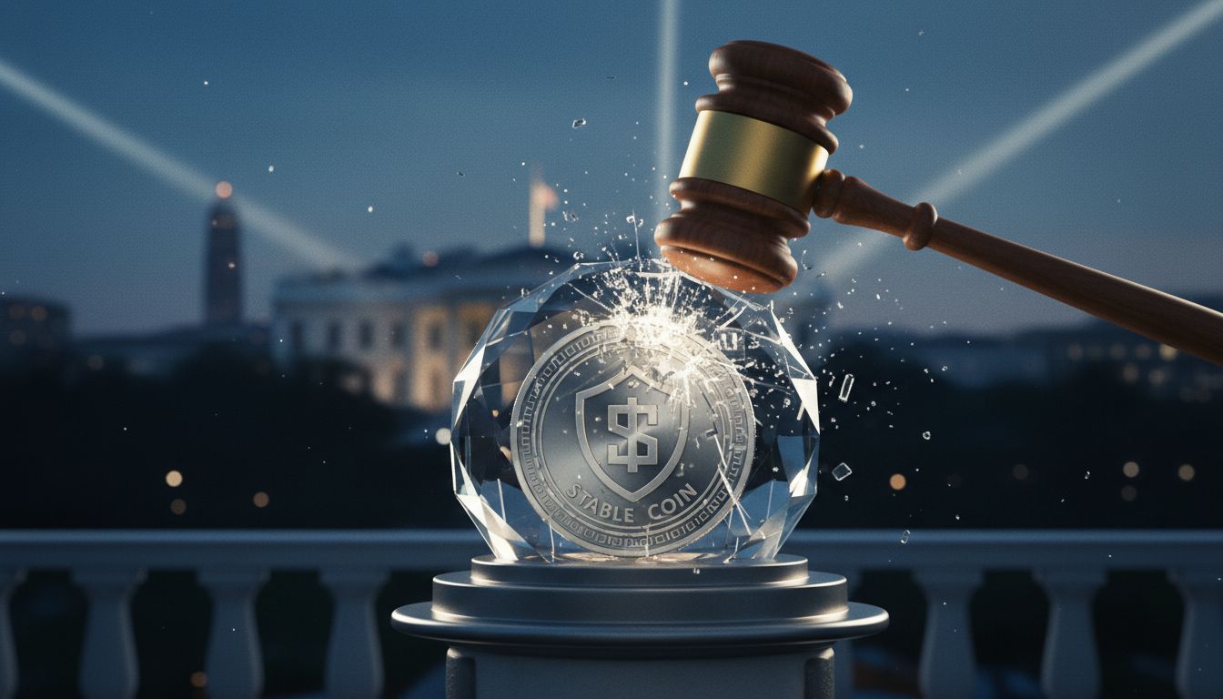  하루 최대 50만달러(약 7억 2,425만 원) 벌금… 백악관 ‘CLARITY’ 막판, 스테이블코인 ‘예치 이자’ 봉인되나 / TokenPost.ai 