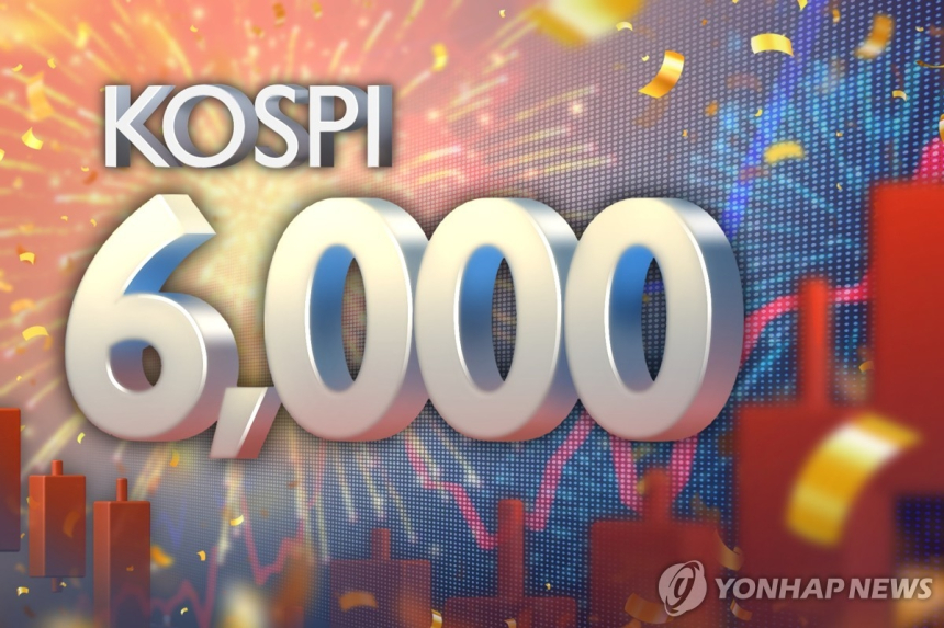  코스피 6,000 돌파, '빚투' 사상 최고치...주의 요구