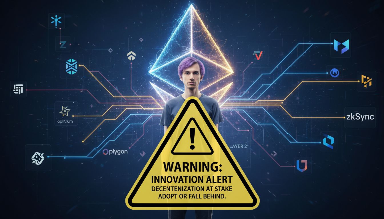 2026년까지 'EVM 복붙' 경고… 부테린, 레이어2 기술 혁신 부족에 쐐기