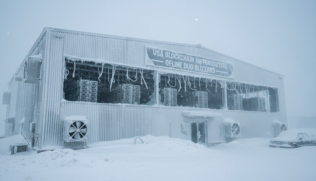 12% 급락… 美 혹한에 비트코인 해시레이트 '4년 만에 최대 낙폭'