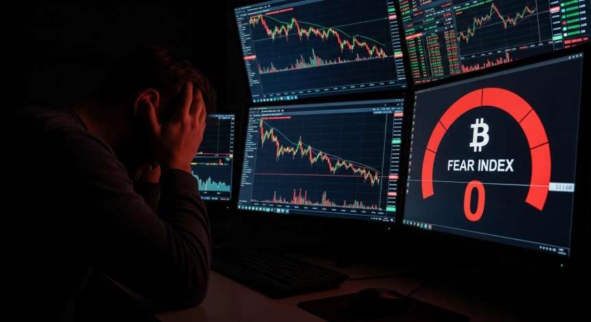 8점 '극단적 공포'… 비트코인 24% 조정 속 20만달러 폭등론 사라진다