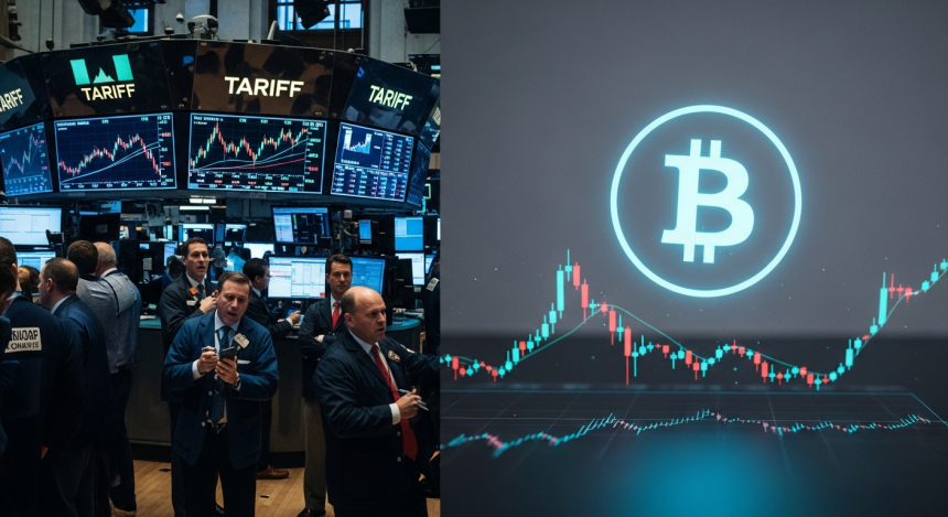10% 글로벌관세 발표 뒤 BTC 3% 상승… 현직 대통령 관세 역풍, 암호화폐 시장은 ‘무덤덤’