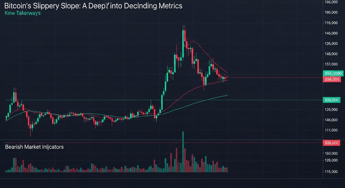 −39% 하락 vs 실현가 지지선… 비트코인, 5.6만 달러까지 밀릴까