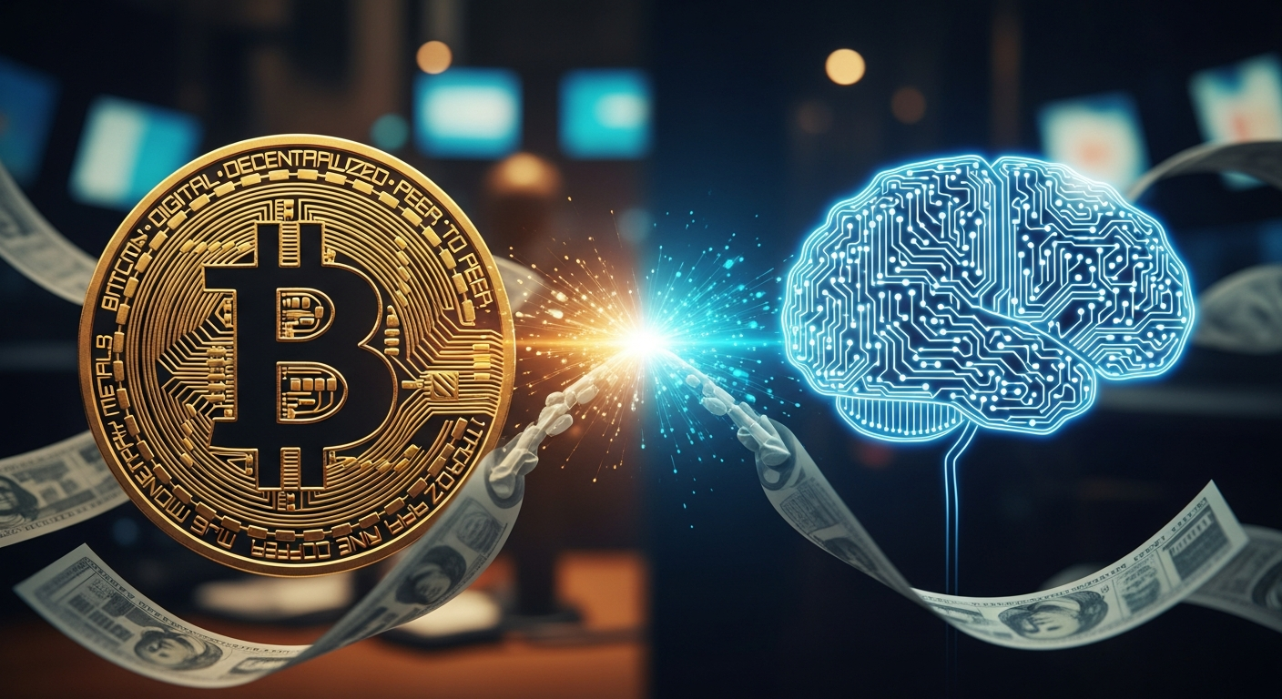 최대 58% 급락한 이더·46% 빠진 비트코인…진짜 경쟁자는 양자 아닌 AI 자본 유입