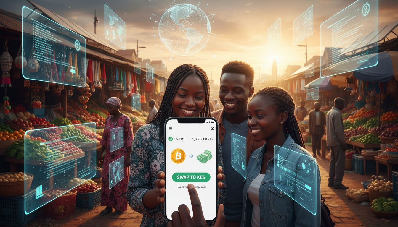 1초 만에 비트코인→현지화폐… 아프리카서 시작된 '기술 없는 암호화폐'