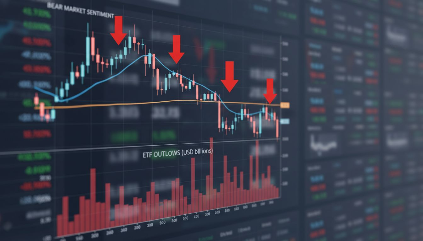 28억 달러 이탈… 비트코인, '6만 8,400달러' 지지선 시험대