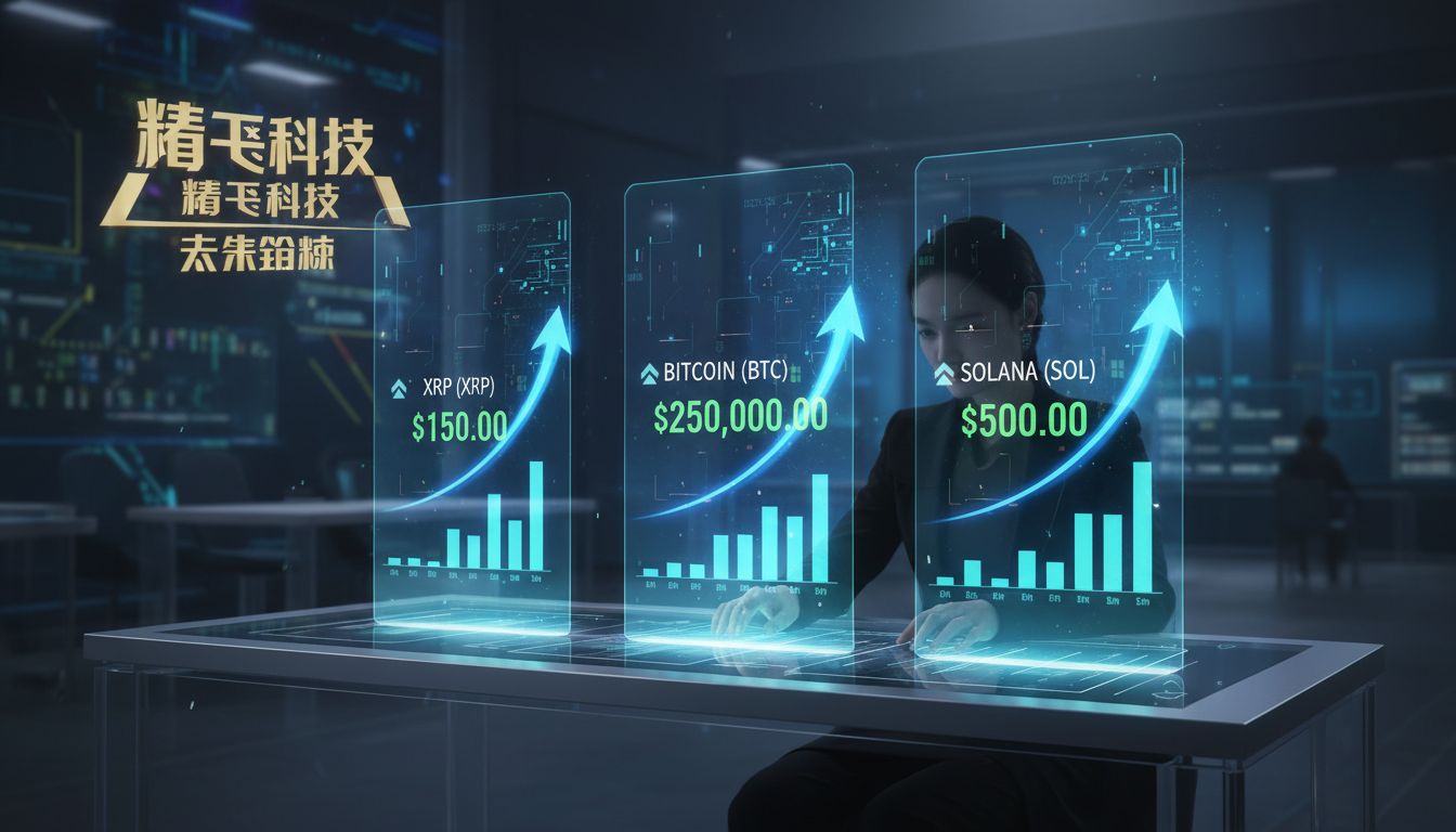 640% 상승 전망… 리플·비트코인·솔라나, AI 모델이 찍은 2026년 최고가