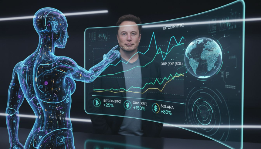  XRP 8달러·BTC 25만 달러… '그록', 2026년 암호화폐 전망 쏟아냈다