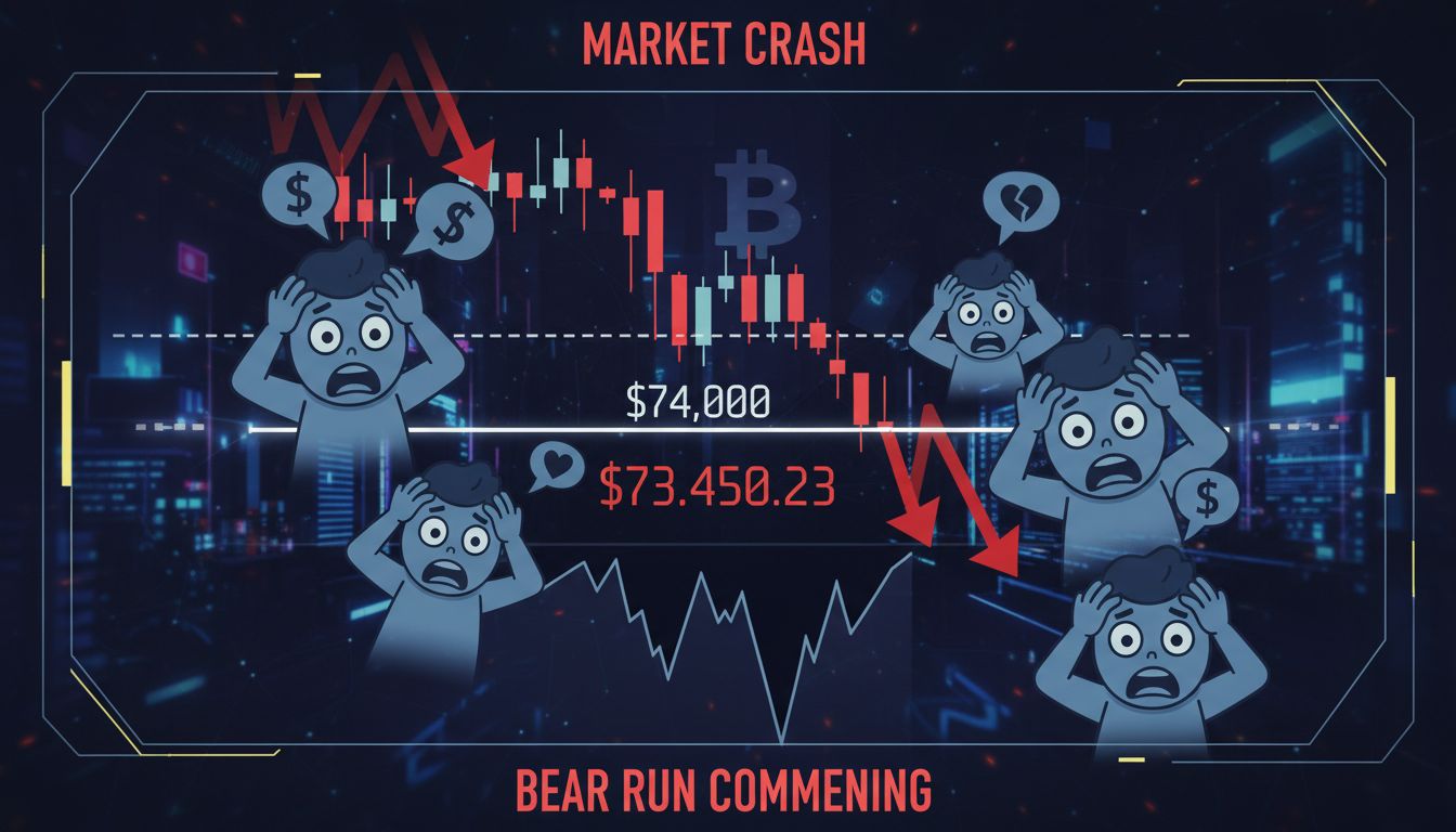 10개월 최저치… 비트코인, 7만 4,000달러 붕괴 '본질 회의' 온다