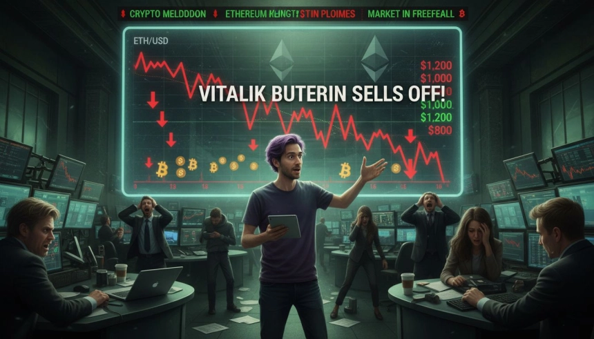 880만 달러 매도… 부테린 '이더리움 투매'에 30% 급락설 확산