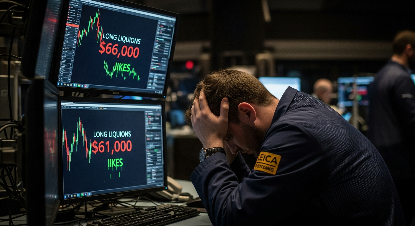 하루 2억1,000만달러 청산·4주간 37억4,000만달러 유출…비트코인, 7만달러 앞 ‘극단적 베어장’