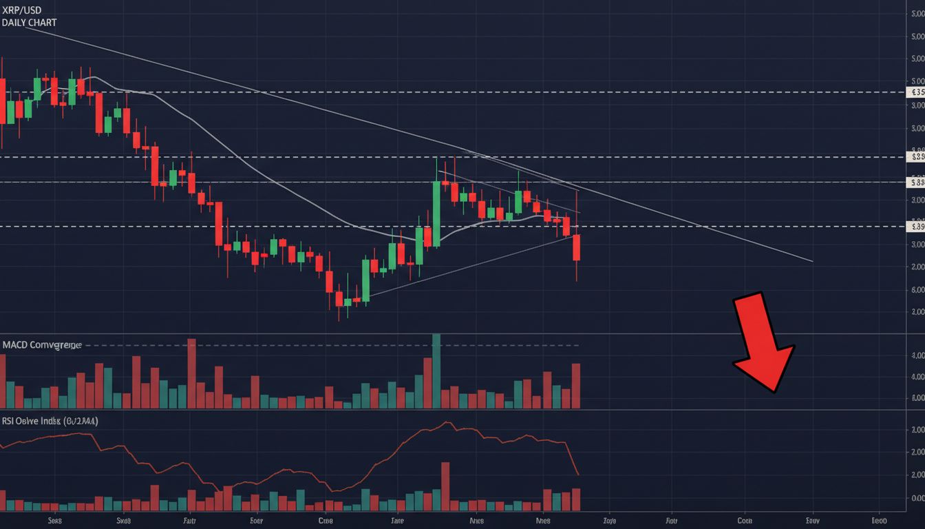 1.6달러 지지선 붕괴… 리플, 4개월 연속 하락에 1달러까지 무너질까