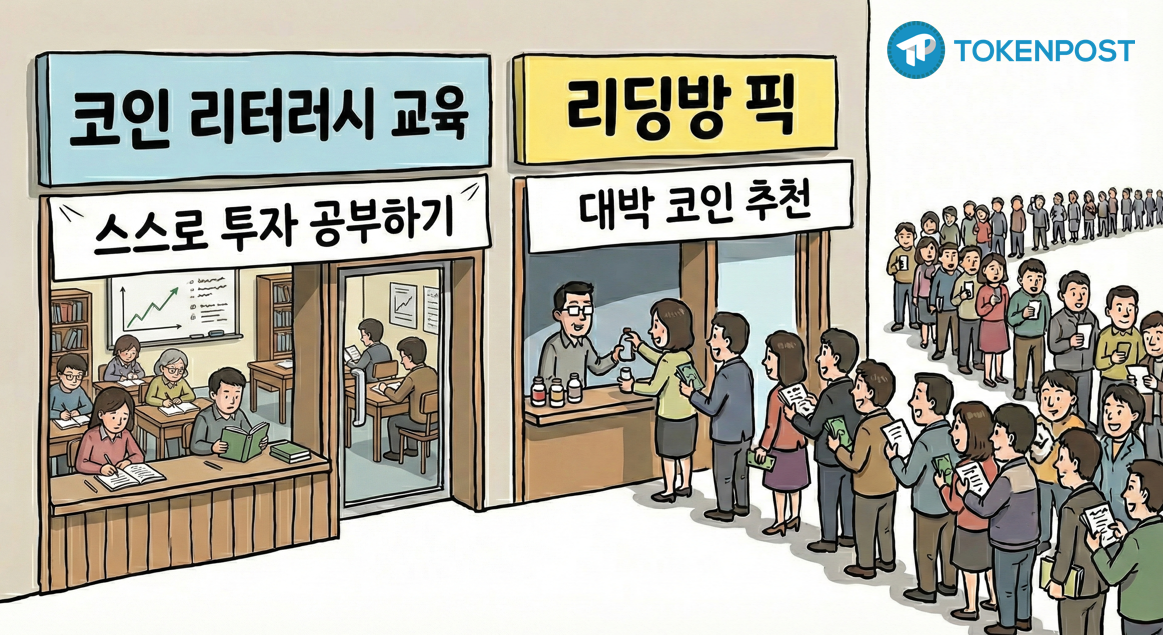 [토큰만평] ‘리딩방’ 앞 긴 줄... 탐욕이 빚은 ‘독이 든 성배’