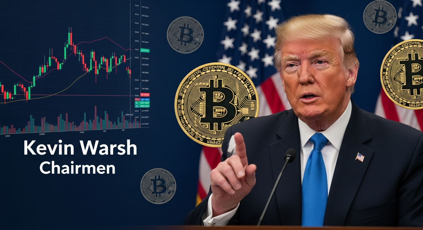 2500억 달러 증발… 트럼프 '워시 지명', 비트코인 시장엔 '혼재된 신호'