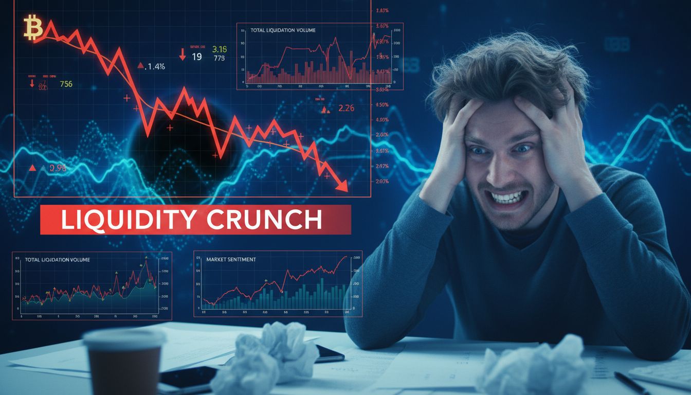 −40% 급락… '7만 7,000달러' 비트코인, 진짜 원인은 유동성 고갈?