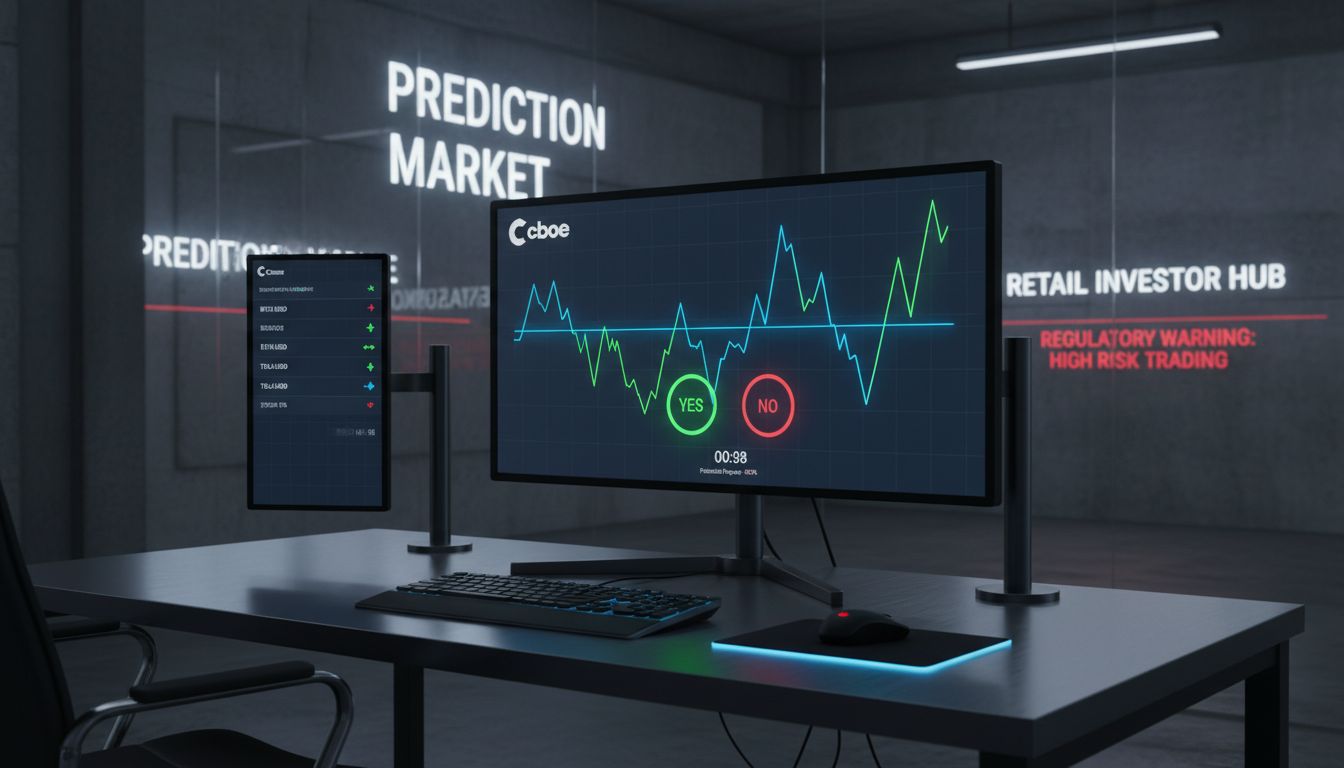 달마다 24조 돌파한 '예측시장'…Cboe, 이분법 옵션 재도전