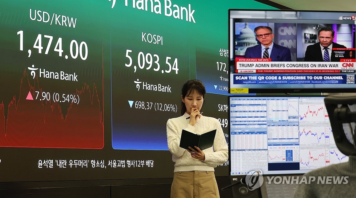 중동 위기로 원/달러 환율, 코로나 이후 최고치 경신