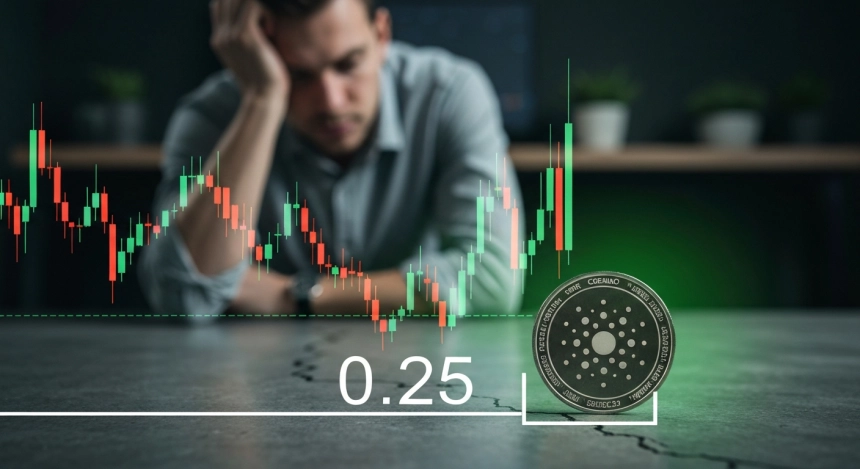 카르다노, 0.25달러 지지선 재시험…온체인 손실 확대 속 반등 신호 주목