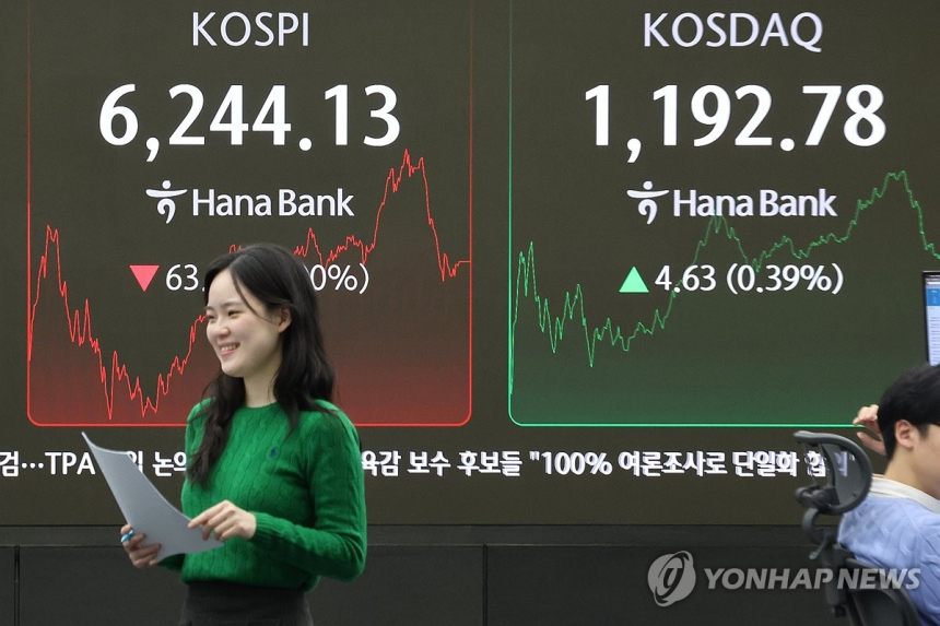  대규모 외국인 매도에도 개인 투자자 '방패' 역할... 코스피 하락 방어