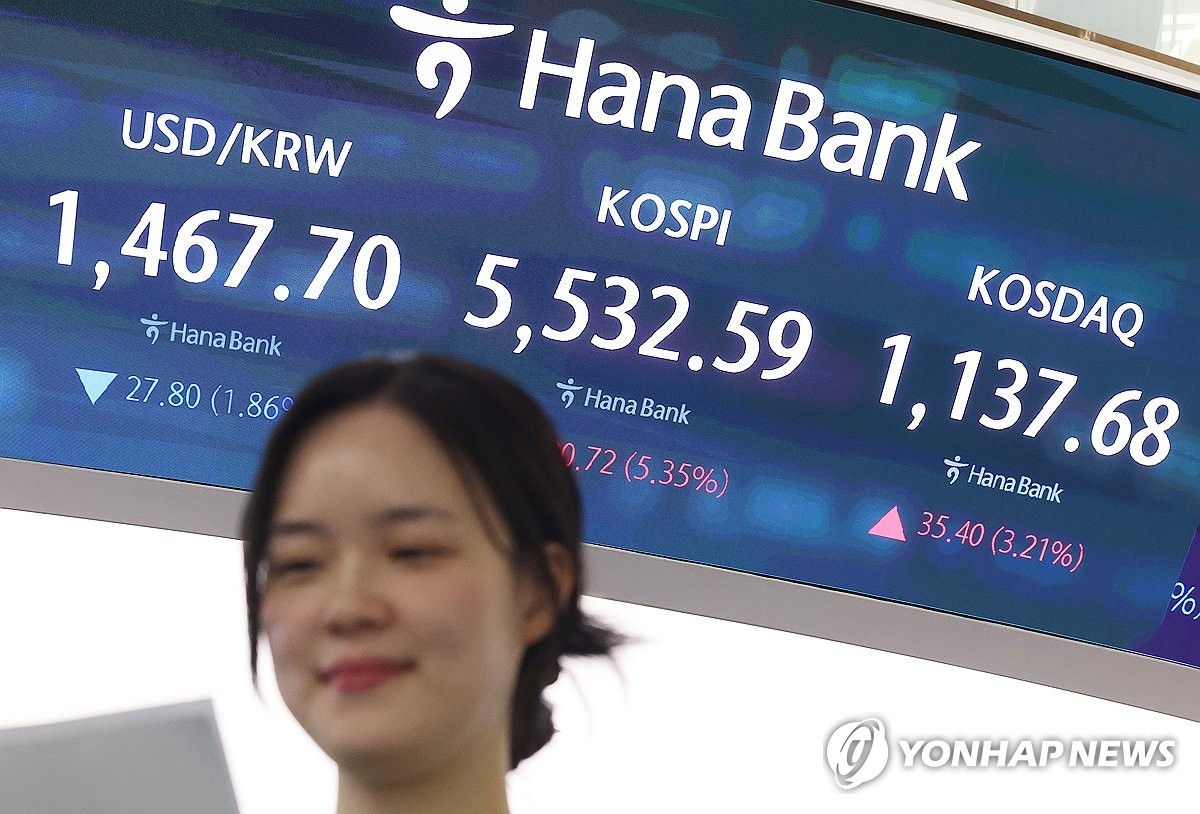 이란 사태 해결 기대감에 코스피 5% 급등, 5,530대 마감