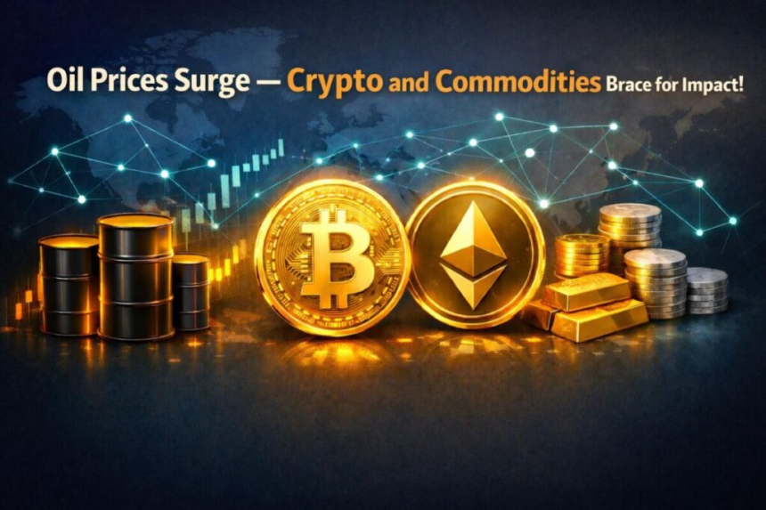  국제 유가 상승, 비트코인과 금 대체 자산으로의 자본 이동 촉발
