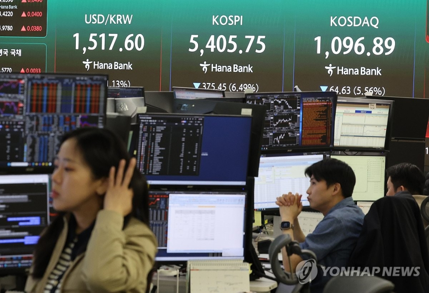  코스피·코스닥 하락, 환율 급등에 국내 증시 흔들