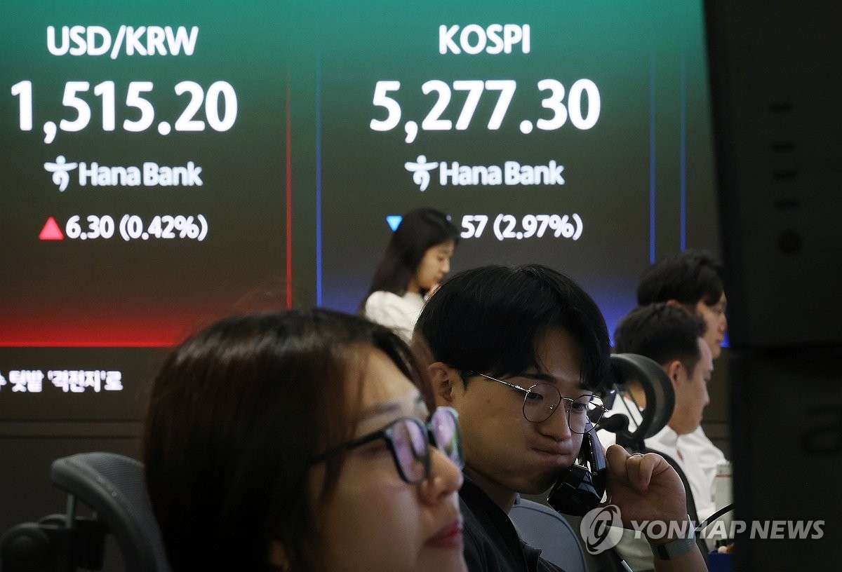 원/달러 환율 1,520원 돌파... 금융위기 후 최고치 기록