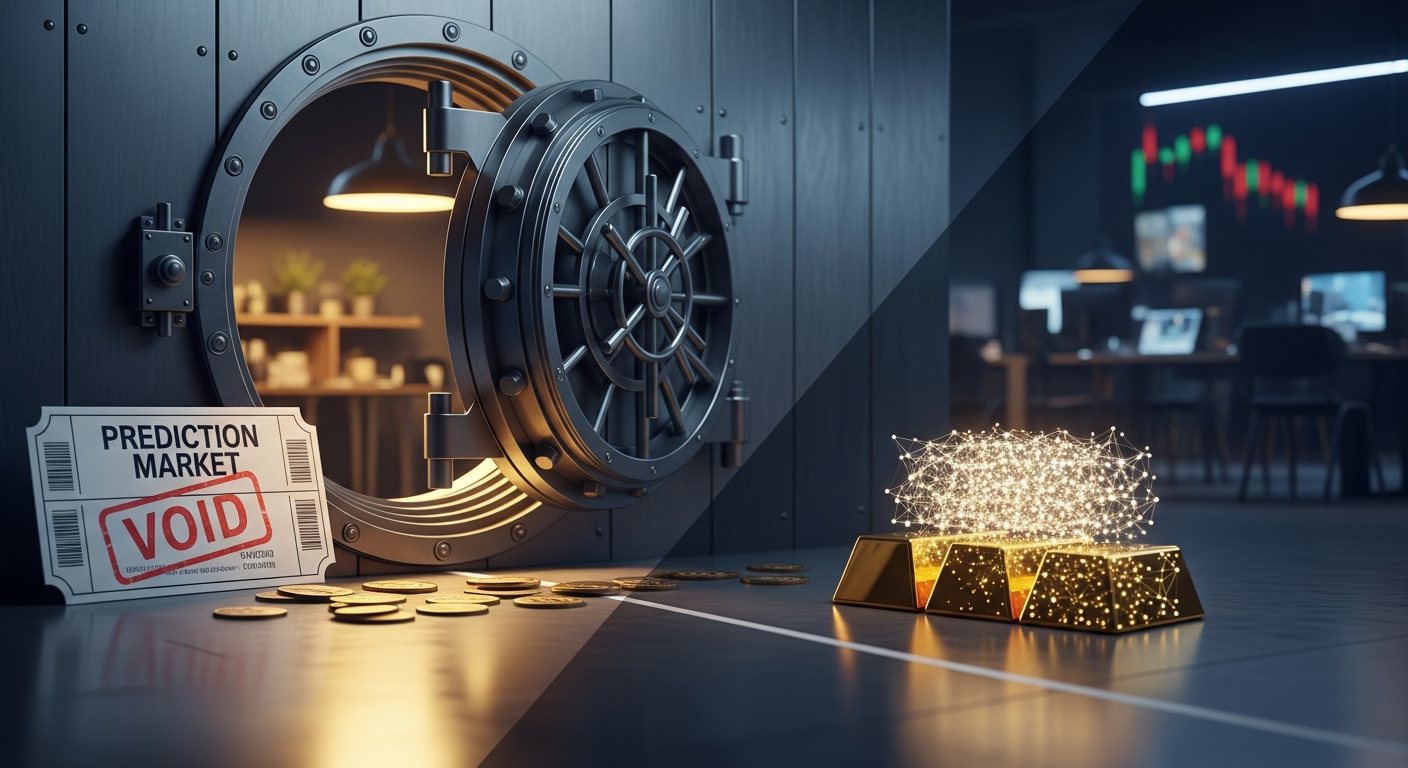 해킹 피해는 줄고 칼시는 ‘사망 연계’ 포지션 무효…주말 금 가격은 온체인으로 이동