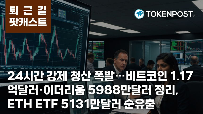  3월 10일 퇴근길 팟캐스트 — 24시간 레버리지 청산 급증…비트코인 1.17억달러 정리, 이더리움 ETF 5,131만달러 순유출