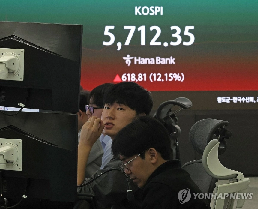 국내 증시, 대외 변수 속 극적 반등…코스피·코스닥 두 자릿수 상승