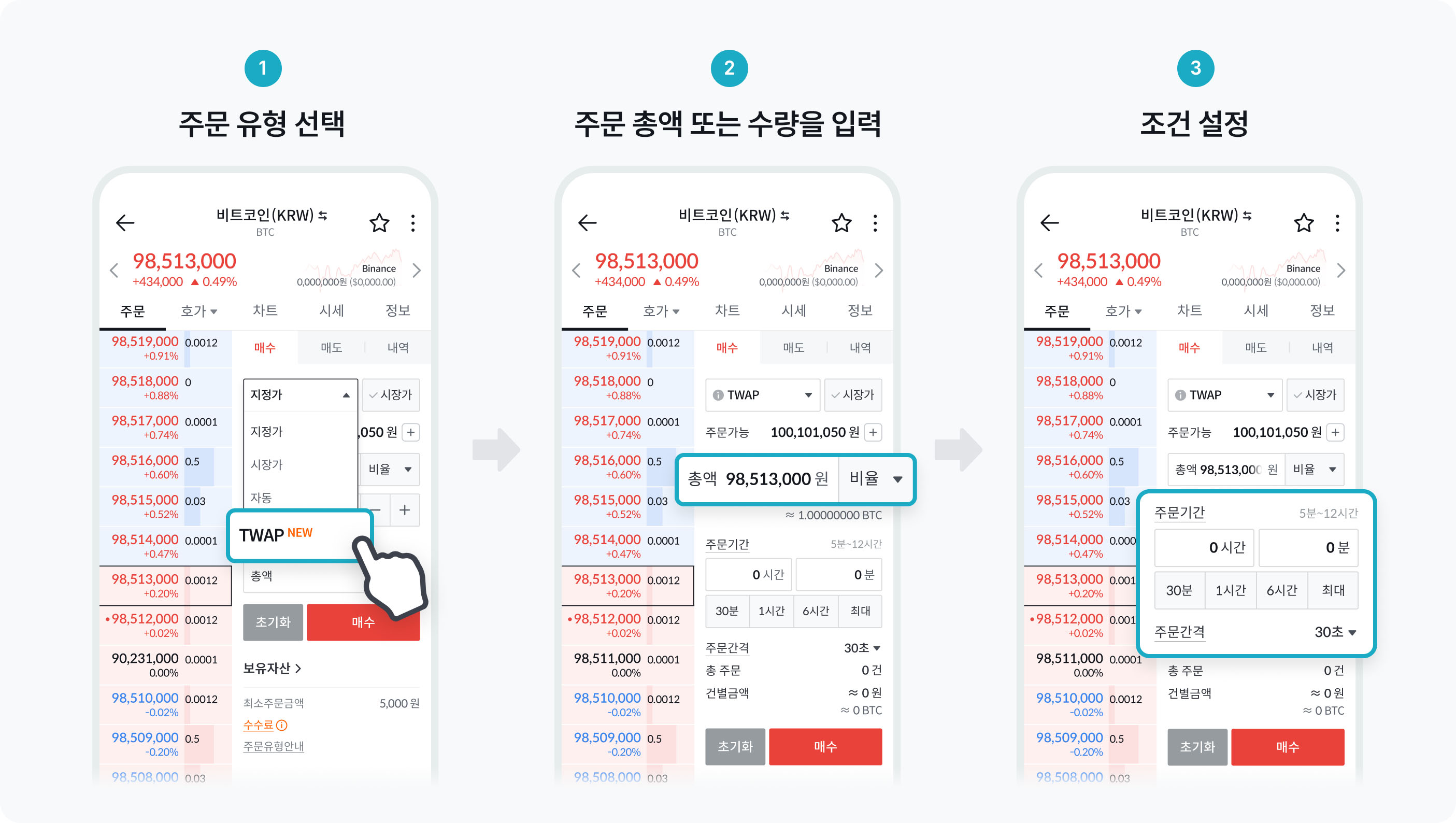 빗썸, 대량 주문 지원 ‘TWAP’ 적용 플랫폼 확대…앱·PC·모바일 웹 지원