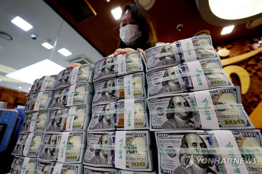  이란 전쟁 여파, 국내 달러예금 598억7천825만 달러로 급감
