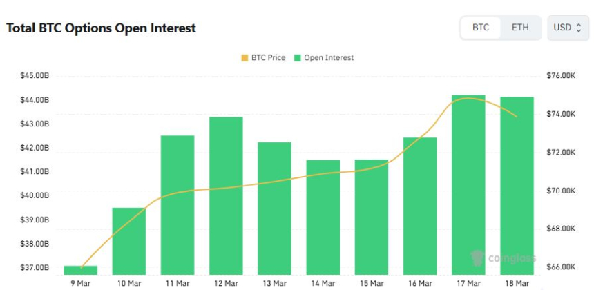 [비트 옵션 데일리] 콜 우위 유지 속 풋 거래 증가…6만 달러 풋옵션 최다